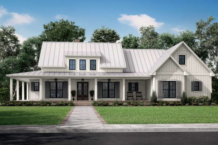 House Plan - - Modern Farmhouse Plan: ,48 Square Feet, Bedrooms, . Bathrooms