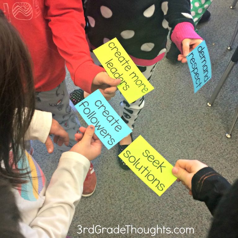 Bosses vs. Leaders Lesson + Freebies rd Grade Thoughts